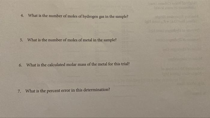 Experiment 6 Determination Of A Chemical Formula 43 Questions Pre Lab 1 A Sample Of A Compound Made Entirely From Coppe 8