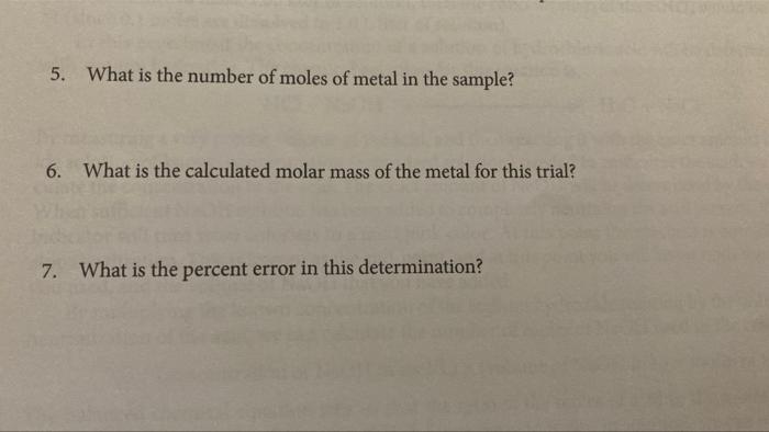 Experiment 6 Determination Of A Chemical Formula 43 Questions Pre Lab 1 A Sample Of A Compound Made Entirely From Coppe 10