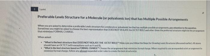 Using Formal Charge To Predict Lewis Structures Sometimes When We Draw A Lewis Structure There Are Multiple Arrangement 3