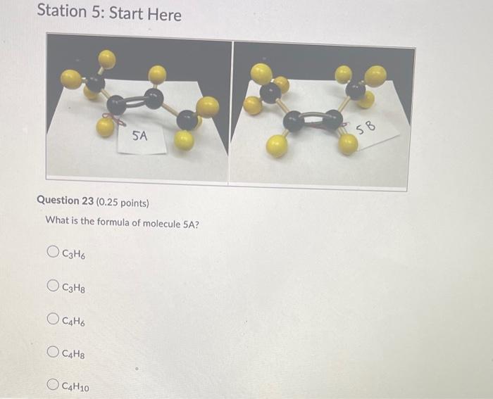 Question 1 0 5 Points Classify The Following Two Molecules Hint Imagine Highlighting The Longest Continuous Chain Of 16