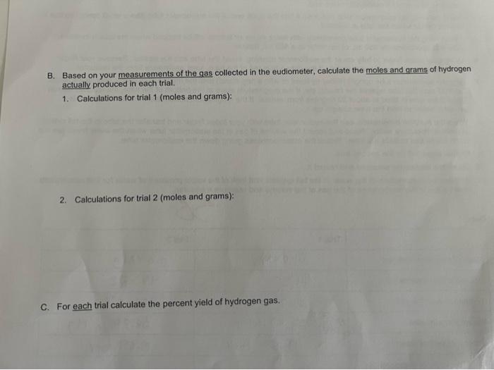 Ideal Gas Law Stoichiometry Objectives 1 To Measure The Mass Of Gas Produced Using Temperature Pressure And Volume 4