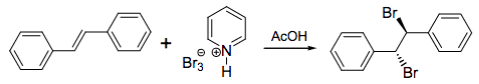 A Draw The Reaction Mechanism And Products For The Addition Reaction Of Bromine To Z Stilbene B Are The Products Dif 1