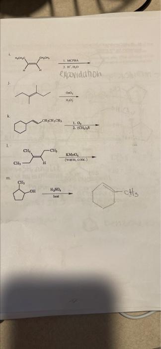 10 32 Pts Draw The Major Organic Products Of The Following Reactions Be Sure To Show Any Relevant Stereochemistry If 2