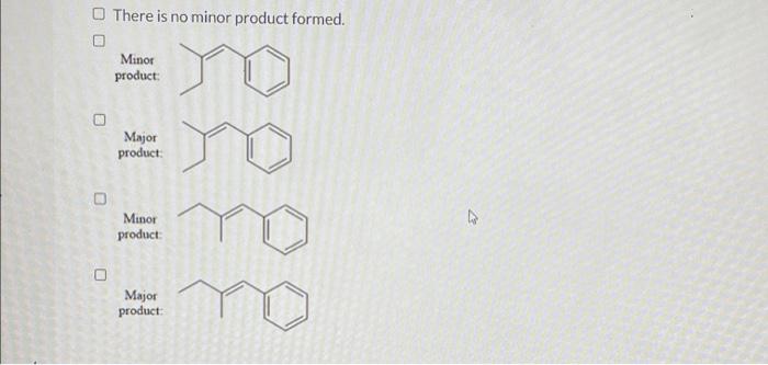 Identify The Major And Minor Products For The E2 Reaction That Occus When Each Of The Following Substrates Is Treated Wi 2