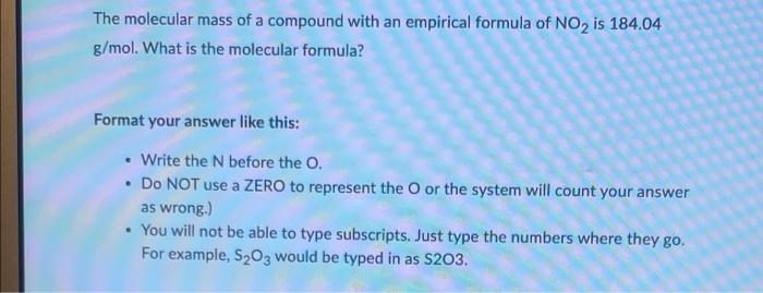 If 0 3693 Moles Of A Something Weighs 79 97 G What Is The Molar Mass Of It In Units Of G Mol Format Your Answer Like 6