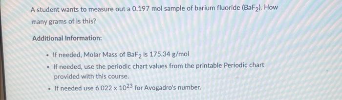 If 0 3693 Moles Of A Something Weighs 79 97 G What Is The Molar Mass Of It In Units Of G Mol Format Your Answer Like 9