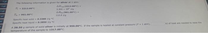 In The Laboratory A Student Finds That It Takes 26 0 Joules To Increase The Temperature Of 14 2 Grams Of Solid Tungsten 3