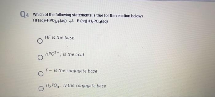 09 What Is The Formula For Acetic Acid Ch3cooh O Hno3 Hcio4 Hcn O Q8 Which Of The Following Species Is The Conjugate A 7