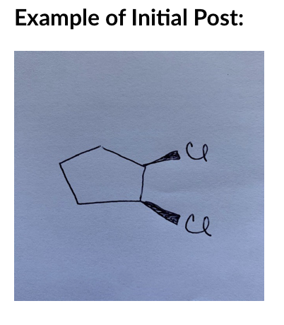 For This Question Please Draw A Chiral Molecule But There Are A Few Rules That You Must Follow To Receive All The Cre 1