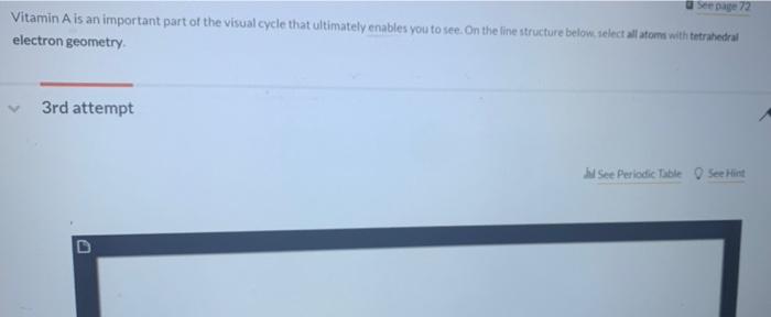 See Page 72 Vitamin A Is An Important Part Of The Visual Cycle That Ultimately Enables You To See On The Line Structure 1