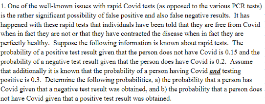 1 One Of The Well Known Issues With Rapid Covid Tests As Opposed To The Various Pcr Tests Is The Rather Significant P 1