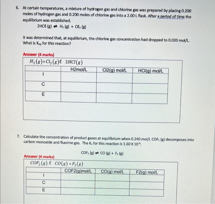 1 When Acetic Acid Reacts With Water These Equilibrium Concentrations Are Found Ch Cooh 0 20mol L Ch3c00 0 00 3
