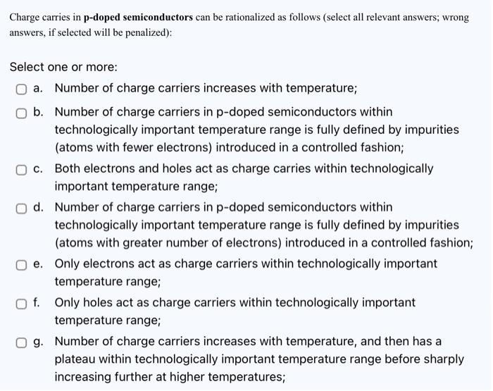 Resistivity In Metals Can Be Rationalized As Follows Select All Relevant Answers Wrong Answers If Selected Will Be Pe 2