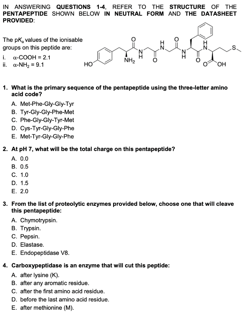 Please Answer 1 4 1
