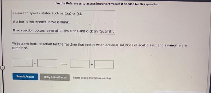 Use The References To Access Important Values If Needed For This Question Identify The Species Oxidized The Species Re 4