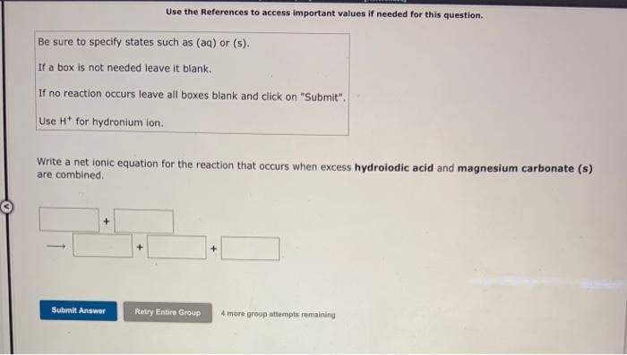 Use The References To Access Important Values If Needed For This Question Identify The Species Oxidized The Species Re 5