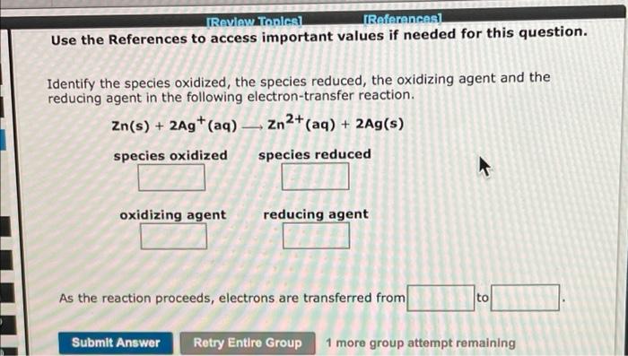 Review Topicsl Referencesl Use The References To Access Important Values If Needed For This Question Identify The Spe 1