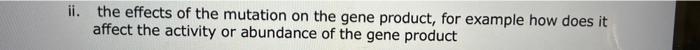Describe A Named Example Of A Mutation That Can Increase The Likelihood Of Cancer In Your Answer Consider Ii The Ef 2