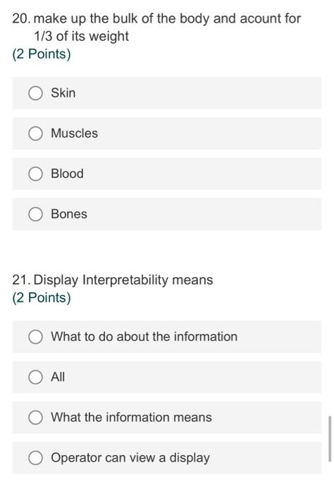 16 Body S Chemical Factory 2 Points Gallbladder Liver Pancreas Kidney 17 Which Statement Is Correct A The Relatio 3