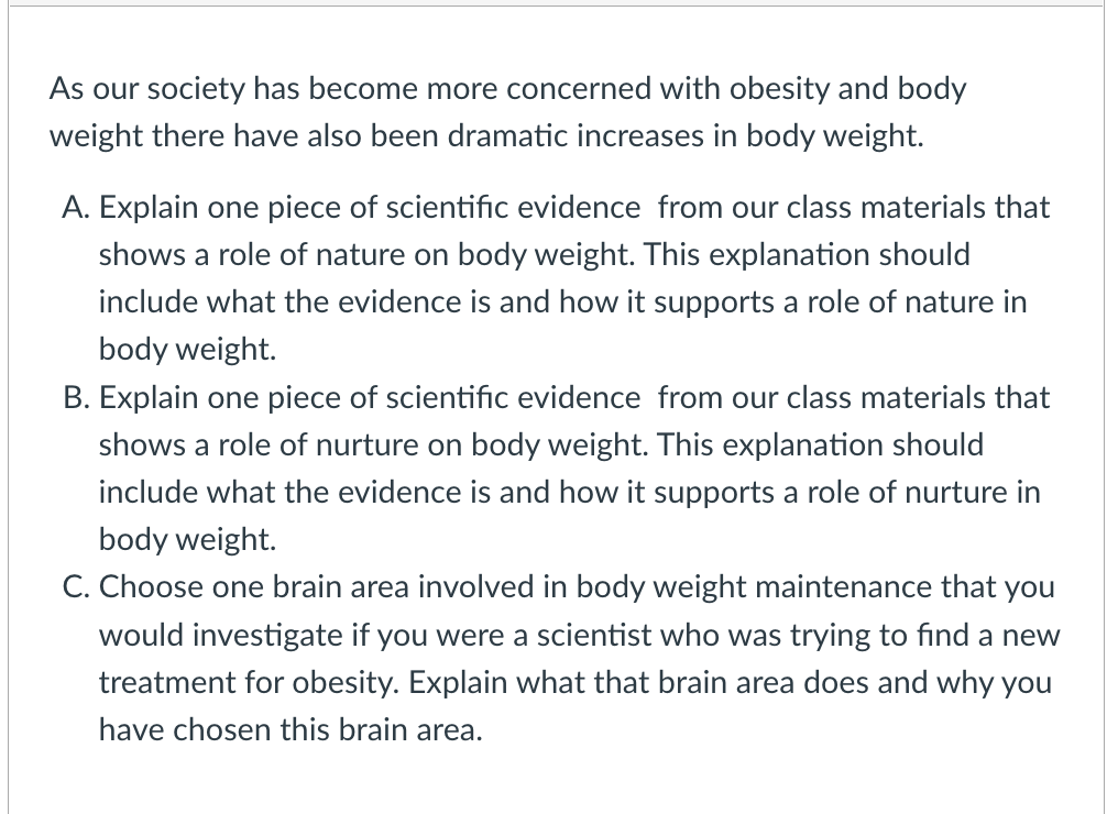 As Our Society Has Become More Concerned With Obesity And Body Weight There Have Also Been Dramatic Increases In Body We 1