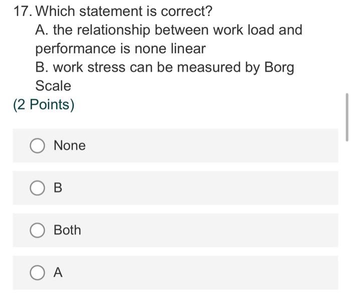 12 Which Statement Is Correct A Flextime Reduce Communicating Travel Problem B Reduce Absenteeism And Pay 2 Points 3