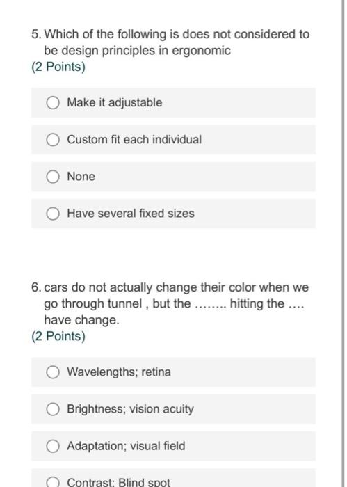 19 To Fit Equipment And Tasks To A Persons Of Various Body Sizes Requires A Anthropometric Data B Proper Design Proc 4
