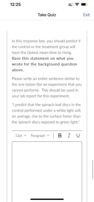 12 24 Take Quiz You Need To Do A Little Research To Be Able To Write A Prediction For Your Experiment And Be Able To Exp 2