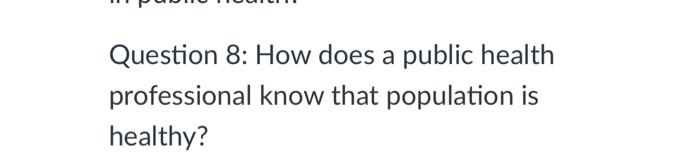 Public Health 1