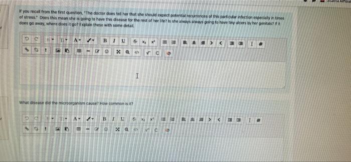 My Courses This Course Student Services Hfc Online Video Tutorials A Woman Comes Into The Health Clinic Complaining Of 3
