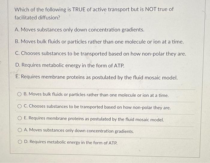 Which Of The Following Statements About Metabolism Is Not True A Anabolic Pathways Are Endergonic B Anabolic Pathway 2
