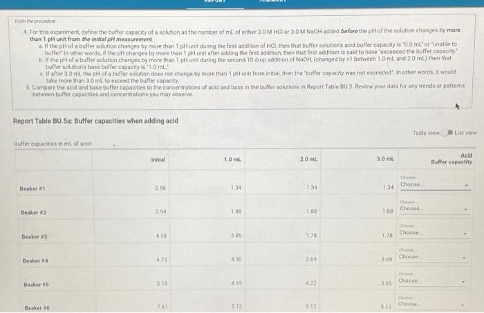 Ner From The Procedure 4 For This Experiment Define The Buffer Capacity Of A Solution As The Number Of Ml Of Either 3 1