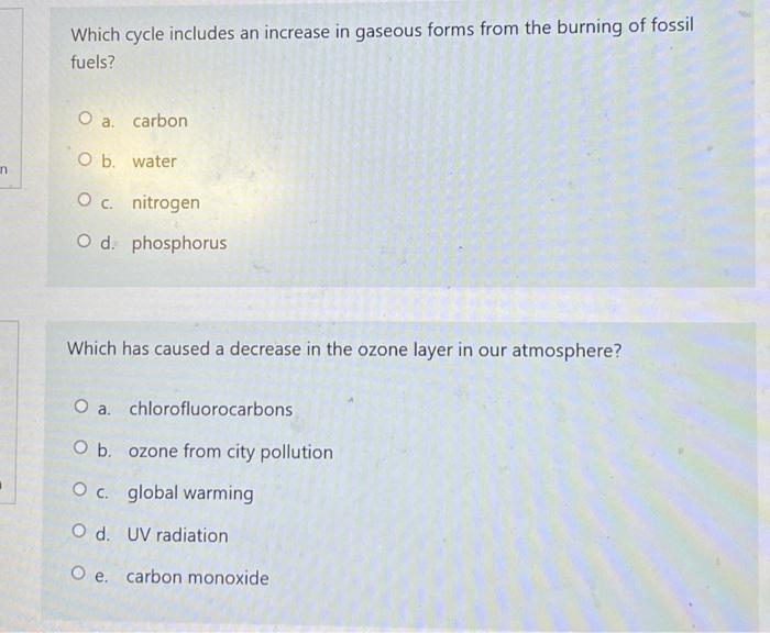 Which Is Considered To Be The Most Abundant Greenhouse Gas Emission In The United States O A Carbon Dioxide O B Metha 2