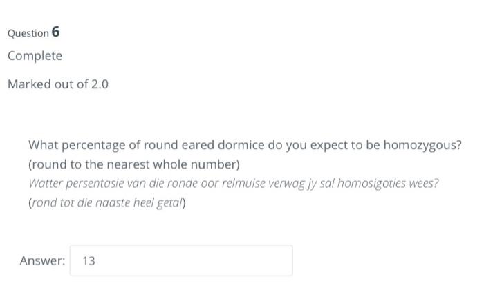 In Dormice A Multiple Allele Series At An Autosomal Locus Is Responsible For Ear Shape Round Er And Square Es Alle 4