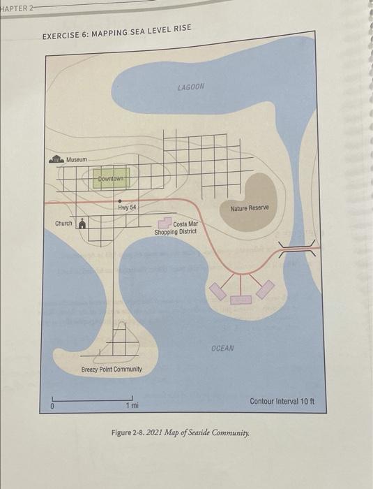 Hapter 2 Exercise 6 Mapping Sea Level Rise Lagoon Museum Church 0 Downtown Hwy 54 Costa Mar Shopping District Nature 1