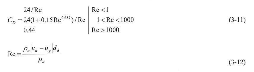 At A Temperature Of 20oc What Would Be The Terminal Velocities And Reynolds Numbers Of Water Droplets With The Followin 1