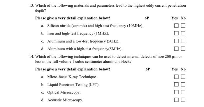 Instructions Please Answer The Following Questions By Checking The Boxes Generally You Will Have Four Possible Answer 2