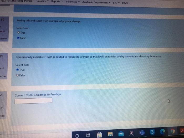 Ming Portal Reports E Services Academic Departments Etc Cims 10 Mixing Salt And Sugar Is An Example Of Physical Chan 1