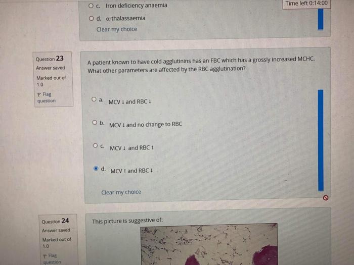 Question 23 Answer Saved Marked Out Of 1 0 Rag Question Question 24 Answer Saved Marked Out Of 1 0 Rag Question Time Lef 1