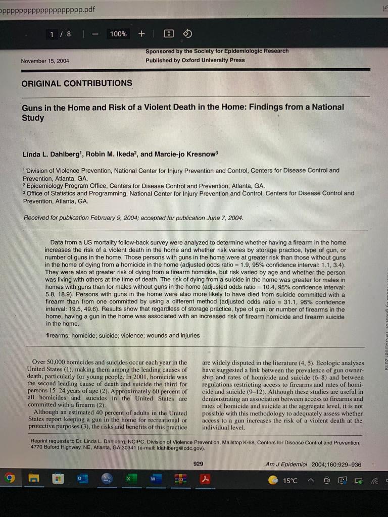 Ppppppppppppp Pdf 1 8 H Sponsored By The Society For Epidemiologic Research Published By Oxford University Press Novembe 1