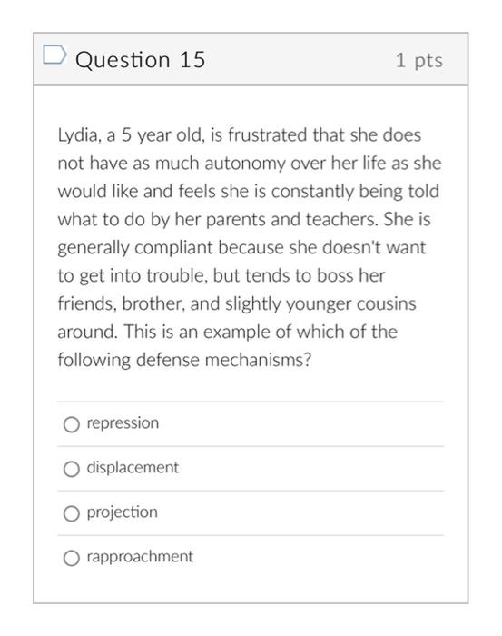 Question 14 1 Pts Which Is Not One Of 3 Components Of Freud S Theory Of Personality Shadow Superego Old O Ego Question 2