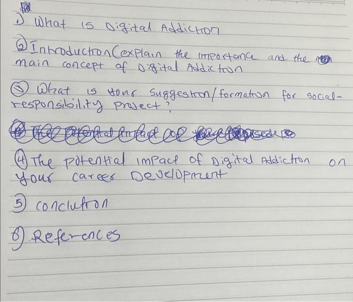 1 What Is Digital Addiction Introduction Explain The Importance And The M Main Concept Of Digital Addiction 3 What 1