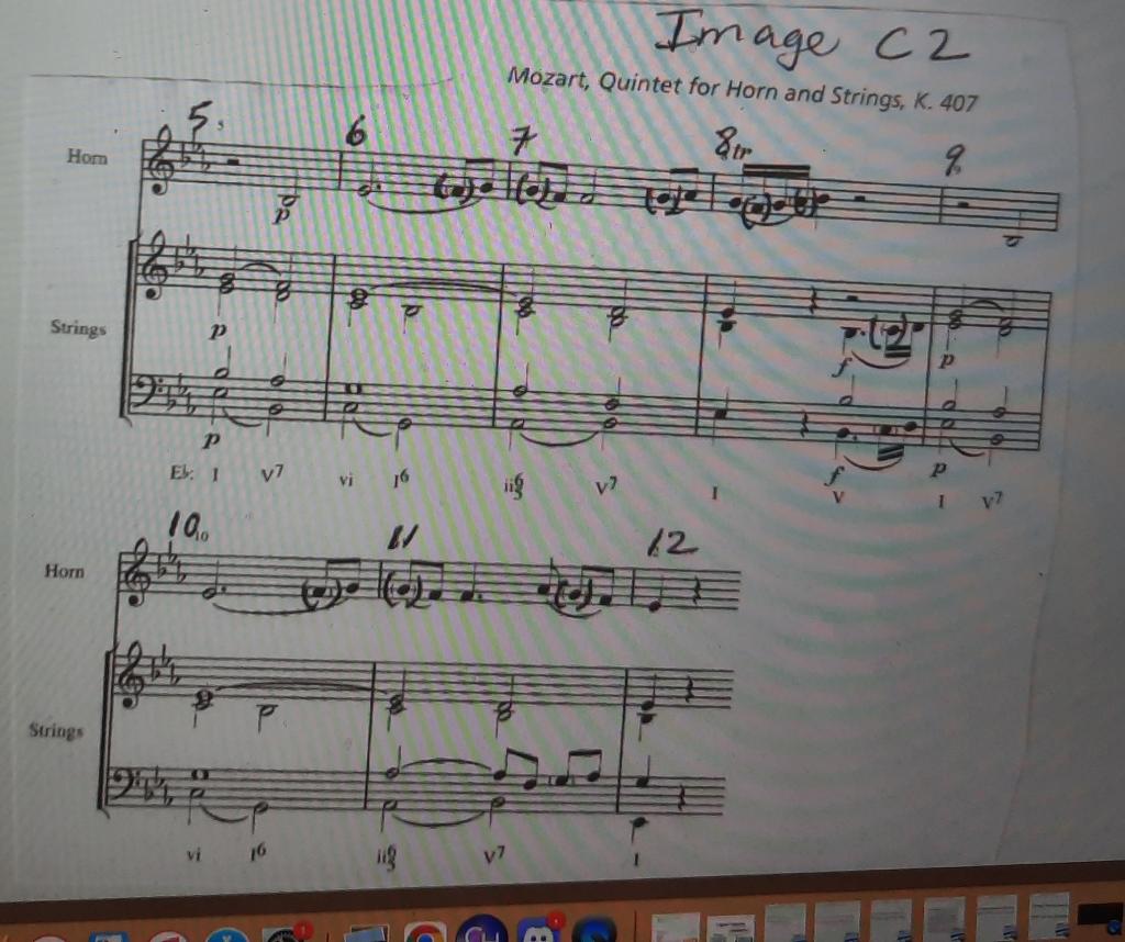 Question 45 What 2 Non Chord Tones Are In Measure 11 Of The Music A Suspension And Retardation B Neighbor And Pas 1