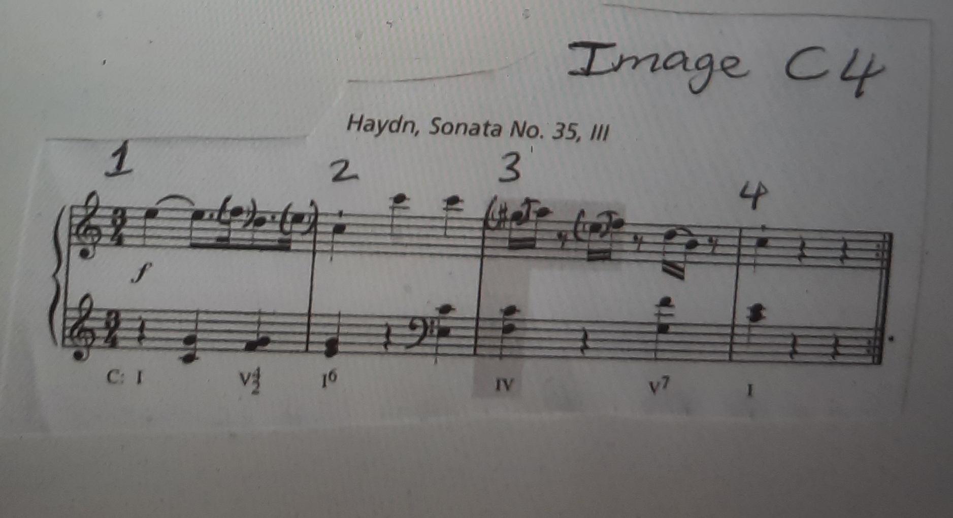 Question 50 What 2 Non Chord Tones Are In Measure 1 Of The Music A Escape And Escape Tones B Pedal Tone And Esca 1