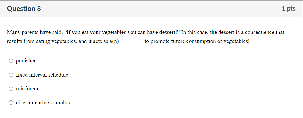 Question 4 In What Way Does Biological Preparedness Alter The Typical Sequence Of Classical Conditioning O It Eliminate 3