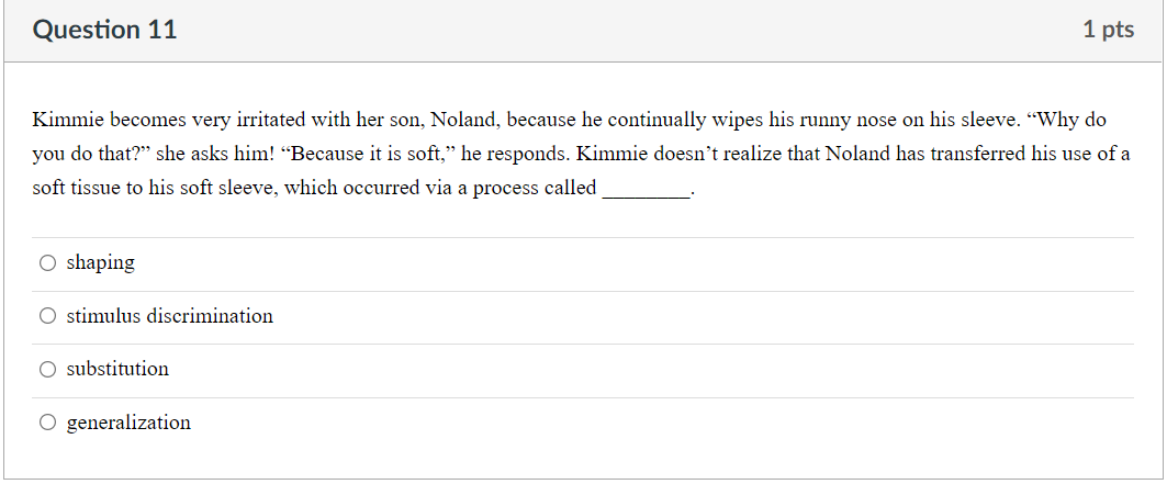 Question 2 1 Pts Which Is The Most Accurate Statement With Regard To The Relationship Between The Neutral Stimulus And C 3