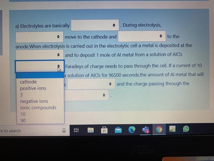A Electrolytes Are Basically During Electrolysis To The Blytic Cell A Metal Is Deposited At The Metal From A Solutio 5