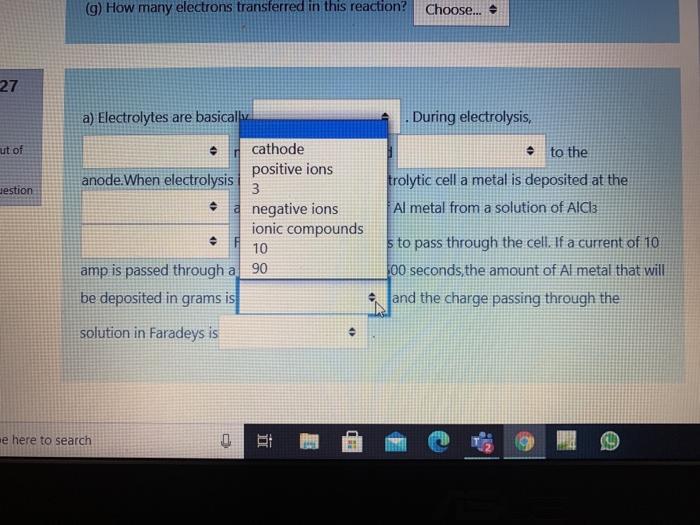 A Electrolytes Are Basically During Electrolysis To The Blytic Cell A Metal Is Deposited At The Metal From A Solutio 6