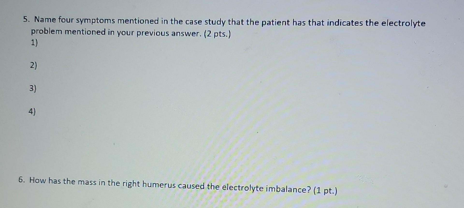 A Patient Presents With Severe Bone Pain She Claims To Be Tired All The Time With Nausea And Constipation Upon Examina 4