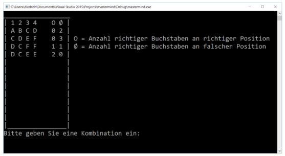 Program The Logic Game Mastermind Your Program Creates A Random Combination Of 4 Game Pieces It Is Chosen From 6 Possi 2