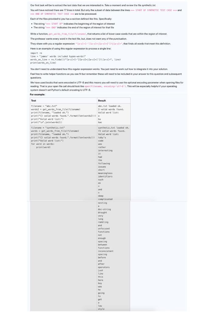 Our First Task Will Be To Extract The Text Data That We Are Interested In Take A Moment And Review The File Synthetic T 1